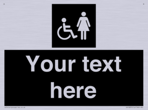 Custom information: black panel disabled and female